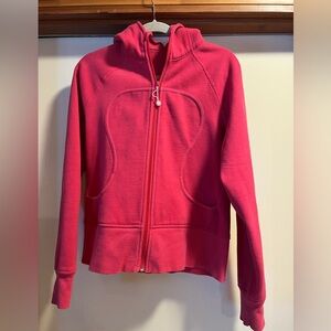 LULULEMON SCUBA HOODIE, RICH PINK, 
SIZE 10, Barely worn, excellent condition